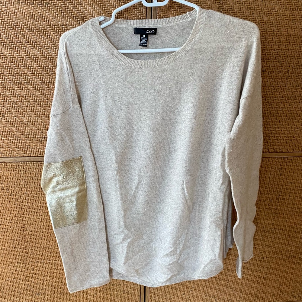 100% cashmere gold sweater